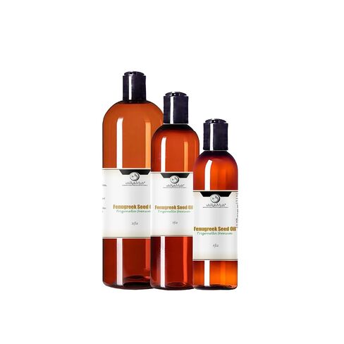 Premium Egyptian 4 fl oz Fenugreek Carrier Oil - Cold Pressed, Conventional, Pure & Unadulterated - Perfect for Hair, Skin Care & Aromatherapy - 100% Natural in Kuwait