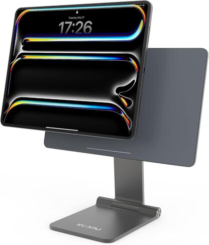 Foldable Magnetic Stand for iPad Pro 11'', Portable 360° Adjustable Desktop Stand Holder Compatible with iPad Pro 11 inch 1st/2nd/3rd/4th and iPad Air 4th/5th in Kuwait