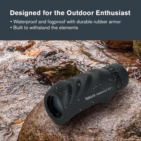 Celestron – Nature 10x25 Monocular – Outdoor and Birding Monocular – Multi-coated Optics – Fogproof and Waterproof Monocular – Rubber Armored in Kuwait