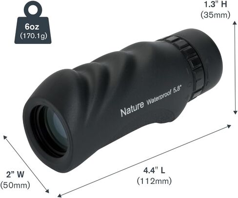 Celestron – Nature 10x25 Monocular – Outdoor and Birding Monocular – Multi-coated Optics – Fogproof and Waterproof Monocular – Rubber Armored in Kuwait