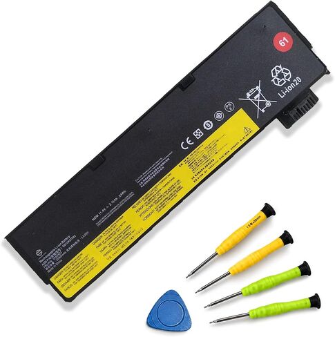JIAZIJIA 01AV423 SB10K97580 Laptop Battery Replacement for Lenovo ThinkPad T470 T480 A475 A485 T570 T580 P51S P52S TP25 Series 61 4X50M08810 01AV422 SB10K97579 01AV424 01AV452 01AV490 11.4V 24Wh in Kuwait
