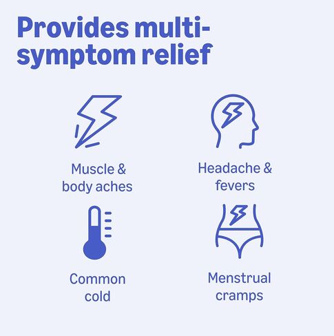 Amazon Basic Care Headache Pain Relief Naproxen Sodium Tablets 220 mg, Also Relieves Arthritis, Muscular Aches, Backache, Menstrual Cramps and Toothache, 90 Count in Kuwait