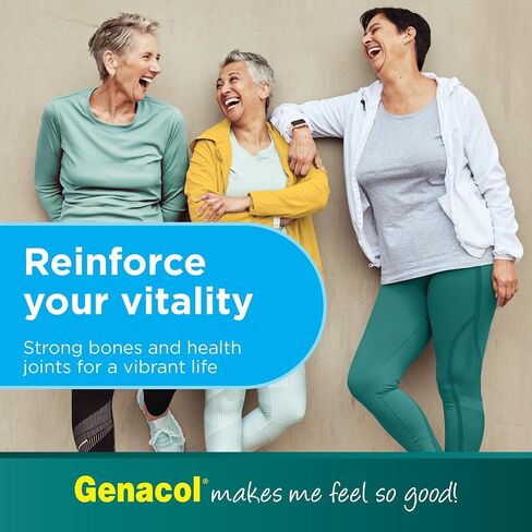 Genacol Collagen and Calcium, Boron, Magnesium & Vitamin D3 for Bone Health Joint Support Supplement Bone & Joint 90 Capsules in Kuwait