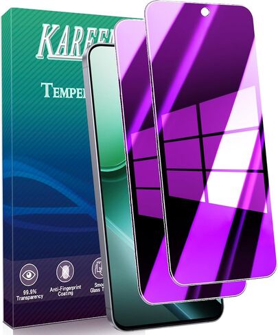 KAREEN [2-Pack] Screen Protector for Samsung Galaxy A14 5G Tempered Glass, Anti Scratch, Bubble Free, 9H Hardness, Easy to Install in Kuwait