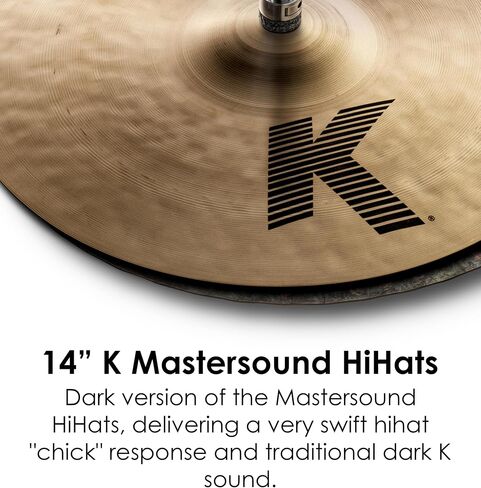 Zildjian K Mastersound Hi-Hat Cymbals - 14 Inches in Kuwait