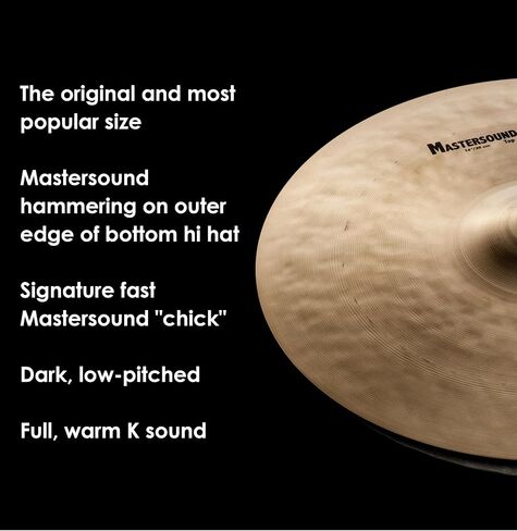 Zildjian K Mastersound Hi-Hat Cymbals - 14 Inches in Kuwait