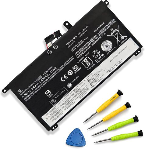 JIAZIJIA 02DL005 L18M4P72 SB10K97643 Laptop Battery Replacement for Lenovo ThinkPad X1 Yoga 4th Gen / X1 Carbon 7th Gen 2019 / 8th Gen 2020 Series 02DL006 L18C4P71 02DL004 L18L4P71 15.36V 51Wh in Kuwait