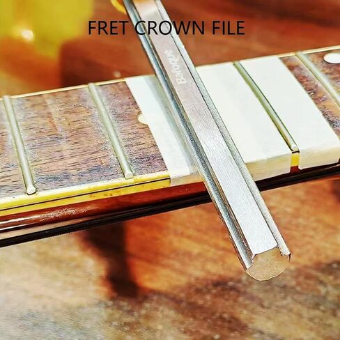 Baroque Diamond Guitar Fret Crowning Dressing File Narrow/Medium/Wide 3 Edges Guitar Repairing & Luthier Tools(Improved 3rd Generation) in Kuwait
