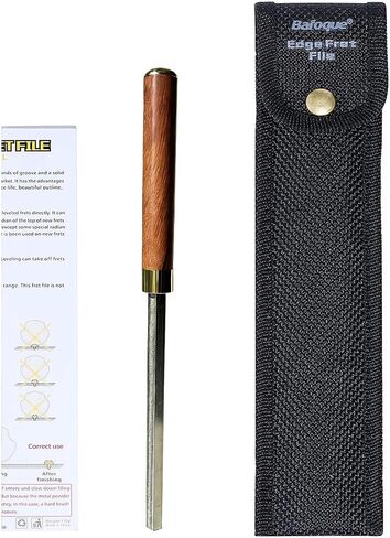 Baroque Diamond Guitar Fret Crowning Dressing File Narrow/Medium/Wide 3 Edges Guitar Repairing & Luthier Tools(Improved 3rd Generation) in Kuwait