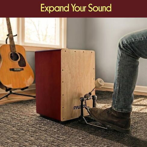 Pyle Stringed Jam Cajon - Wooden Cajon Percussion Box. (PCJD15) in Kuwait