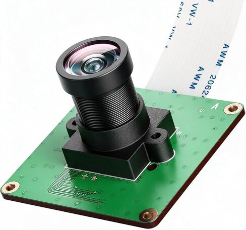 innomaker Raspberry Pi Industrial Camera Module STARVIS IMX462 Color CMOS Sensor 2MP Pixel for All Raspberry Pi,Support Bullseye libcamera and Raspbian Build-in Driver in Kuwait
