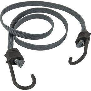 Keeper - 48" Flat Narrow Bungee Cord, 2 Pack - UV and Weather-Resistant