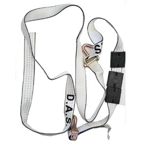 D.A.S. Car Hauler Straps - 3333lb Load Limit, Set of 4 Wheel Tie Down Straps for Car, Truck, and UTV Transport, Secure Car Tie Dow, Three Cleat Design | Yellow Color in Saudi Arabia