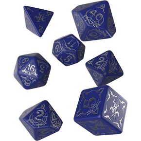 Q WORKSHOP Pathfinder Second Darkness Rpg Ornamented Dice Set 7 Polyhedral Pieces