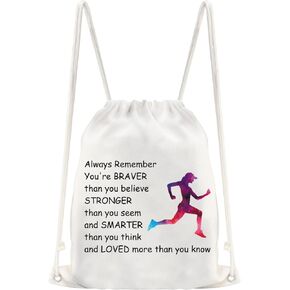 CMNIM Running Drawstring Bag Running Lover Gifts Running Gifts Women Runner String Backpack Cross Country Sports Sackpack Gym String Bag (Running Drawstring Backpack New)