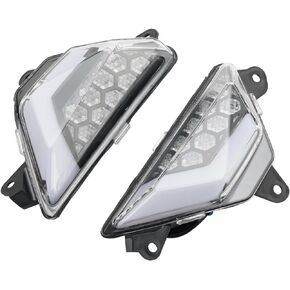 Topteng LED Front Turn Signal Light Turn Signals for KAWASAKI NINJA 300 2013-2017, NINJA 400 2018-2023, NINJA 650 2012-2023, ZX-6R 2013-2022, ZX-4RR 2023+