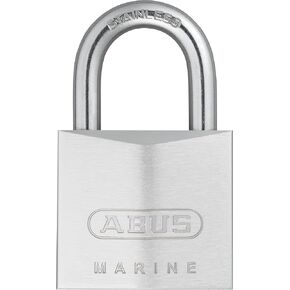 ABUS 75IB/40 Marine Grade Chrome Plated Brass Padlock, Stainless Steel Shackle, Keyed Different