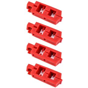 QWORK Snap-On Circuit Breaker Lockout, 10 Pcs PA Nylon Energy Isolation Breaker Lock Out Device, Universal Single and Multi-Pole Breaker Lockouts for Loto Station Lock Out Tag Out