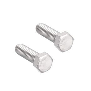 uxcell 3/8-16x1" Hex Bolts 304 Stainless Steel Hexagon Screw Bolt 2pcs