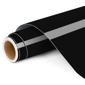 لفة الفينيل Lya Vinyl 6FT نقل الحرارة، HTV أسود لنقش صورة ظلية، صانع الكريكت، حديد على الفينيل للقمصان، in Kuwait