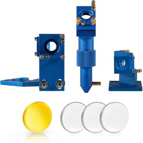 مجموعة Cloudray K Series الكاملة بما في ذلك حوامل الرأس والمرآة مع عدسة التركيز D12 FL50.8 Mo المرايا لـ 2030 4060 k40 آلة قطع النقش بالليزر