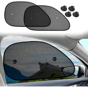 2 PCS Car Accessories Side Window Sun Shade, Glare and UV Rays Protection for Your Child, with Sun UV Protection, Reduce Damage from Direct Bright Sunlight and Heat, Universal Car Window Shade