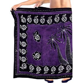 LA LEELA Men's Sarong Beach Pareo Swim Wraps