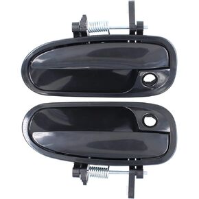 NewYall Black Front Exterior Door Handle for Honda Civici 1996-2000 Outer Left Driver and Right Passenger Side 72140-S00-004 72180-S04-J01 HO1311110 72180S00004 72140S00004