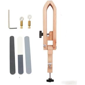 Leather Sewing Pony Table Stitching Pony for Leather Working Stitching Clamp with 2Pcs Fixing Pins and 3 Sand Bars