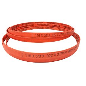 116 × 5/8 × 3TPI - عبوتان أو 4 عبوات - شفرات منشار شريطي لتقطيع اللحوم من Cozzini - تناسب Biro 33، Torrey ST-295 (عبوتان)
