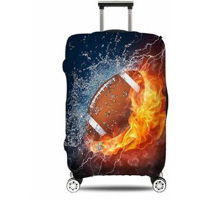 IBILIU Travel Luggage Cover Protector Leopard Skins Colorful Wild Animal Print Suitcase Cover Protectors Washable Luggage Suitcase Cover for 25-28 Inch L