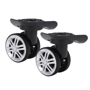 Suitcase Caster, 1 Pair Luggage Wheels Suitcase Casters Repalcement A19 Double Row Wheels Replacement Wheels Components & Parts