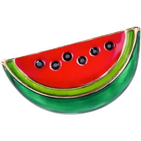 Watermelon Enamel Pin: Cute Enamel Pins - Fruit Shaped for Gifts Birthday Lapel Collar Accessories Bags