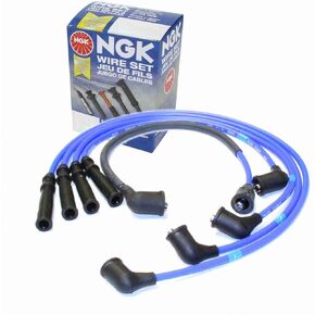 NGK Spark Plug Wire Set compatible with Mazda B2200 2.2L L4 1987-1993