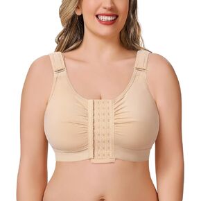 BRABIC Front Closure Post Surgery Compression Bra for Women Mastectomy Support