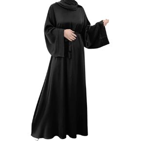 ODASDO Muslim Dresses for Women Abayas Middle East Arabian Robe Dubai Islamic Lady Conservative Maxi Kaftan