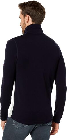 سترة Dale of النرويج Tindefjell للرجال - سترة من صوف ميرينو للرجال - سترة بقصة ضيقة للرجال بسحاب ربع - سترات للتزلج in Kuwait