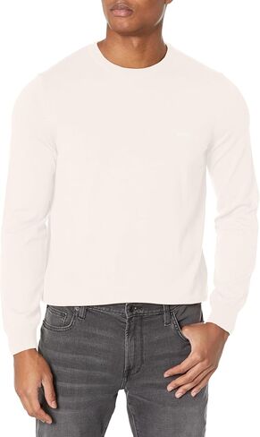 BOSS Men's Botto Crew Neck Ribbed Cuff Sweater in Saudi Arabia