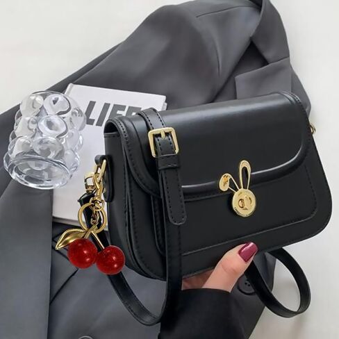 Generic Cherry Bag Charm Cherry Keychain Charm Metal Accessory Sparkling Resin for Purses and Bags in Saudi Arabia