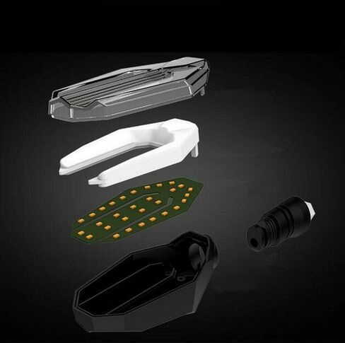 Rear Tail Tidy License Plate Holder Fender Eliminator Kit LED Tail Brake Light Turn Signal Blinker For SUZUKI DR-Z 400SM DRZ400S DRZ 400E 2000-2021 (Red) in Saudi Arabia