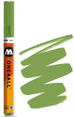 MOLOTOW ONE4ALL Acrylic Paint Marker, 2mm, Metallic Silver, 1 Each (127.305) in Saudi Arabia