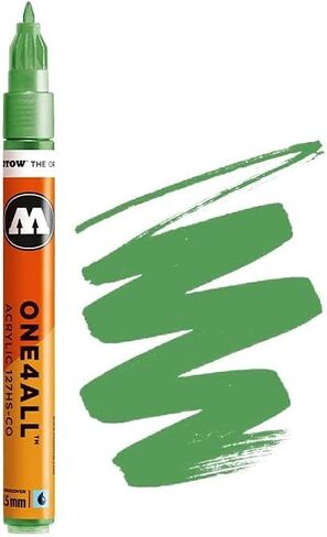 MOLOTOW ONE4ALL Acrylic Paint Marker, 2mm, Metallic Silver, 1 Each (127.305) in Saudi Arabia