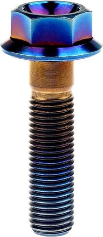 Wanyifa Ti Screws M10 x 20 25 30 35 40 45 50 55 60 65 70 75 80 100mm 1.25 Pitch Titanium Flange Hex Bolt Pack of 4 (Silver, M10x30mm) in Saudi Arabia