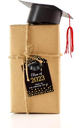 Graduation Gift Thank You Tags 12 Pcs Present Card Hang Tag with Rope Class of 2024 Grad Hanging Labels Hang Thank You Paper Tags for 2024 Congrats Graduation Party Favor Supplies 6 Styles. in Kuwait