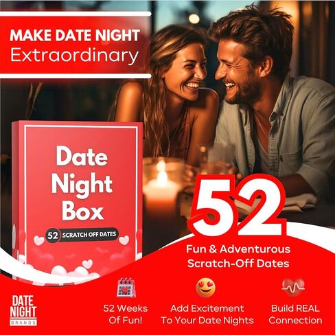 Movie Night Box: Top 100 Scratch-Off Movies & Hidden Gems - 10 Diverse Color-Coded Movie Genres - Interactive Game for Couples, Family, or Solo Entertainment - Gifts for Movie Lovers, Him, Her in Saudi Arabia