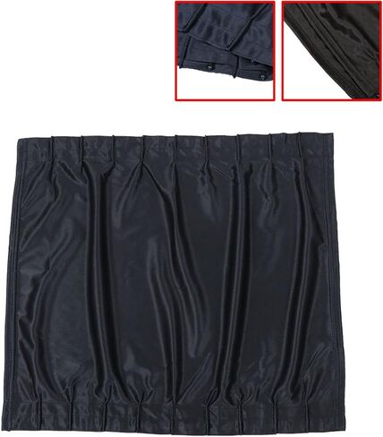 2 قطعة سيارة سوداء الشمس الظل الجانب نافذة الستار السيارات طوي اكسسوارات نافذة ظلال الشمس الخصوصية الستار in Kuwait