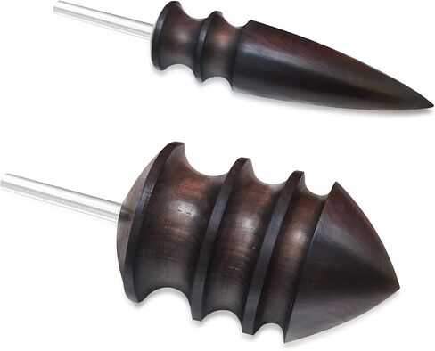 2 Pack Leather Burnisher Bits,Leather Slicker Burnishing Tool,Edge Burnisher Creaser Electric Polished Head for DIY Leather Hand Making in Saudi Arabia