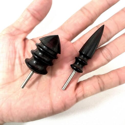2 Pack Leather Burnisher Bits,Leather Slicker Burnishing Tool,Edge Burnisher Creaser Electric Polished Head for DIY Leather Hand Making in Saudi Arabia