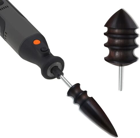 2 Pack Leather Burnisher Bits,Leather Slicker Burnishing Tool,Edge Burnisher Creaser Electric Polished Head for DIY Leather Hand Making in Saudi Arabia