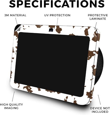 Carbon Fiber Skin Compatible with Amazon Echo Show 8 (3rd Gen, 2023) - Brown Cow - Premium 3M Vinyl Protective Wrap Decal Cover - Easy to Apply, Crafted in The USA by MightySkins in Saudi Arabia
